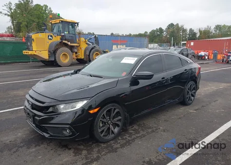 2021 Honda Civic Sport z USA, uszkodzony, nr VIN 2HGFC2F87MH557680